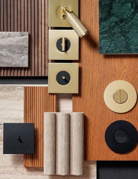 Materiales y distintos productos modernos y actuales